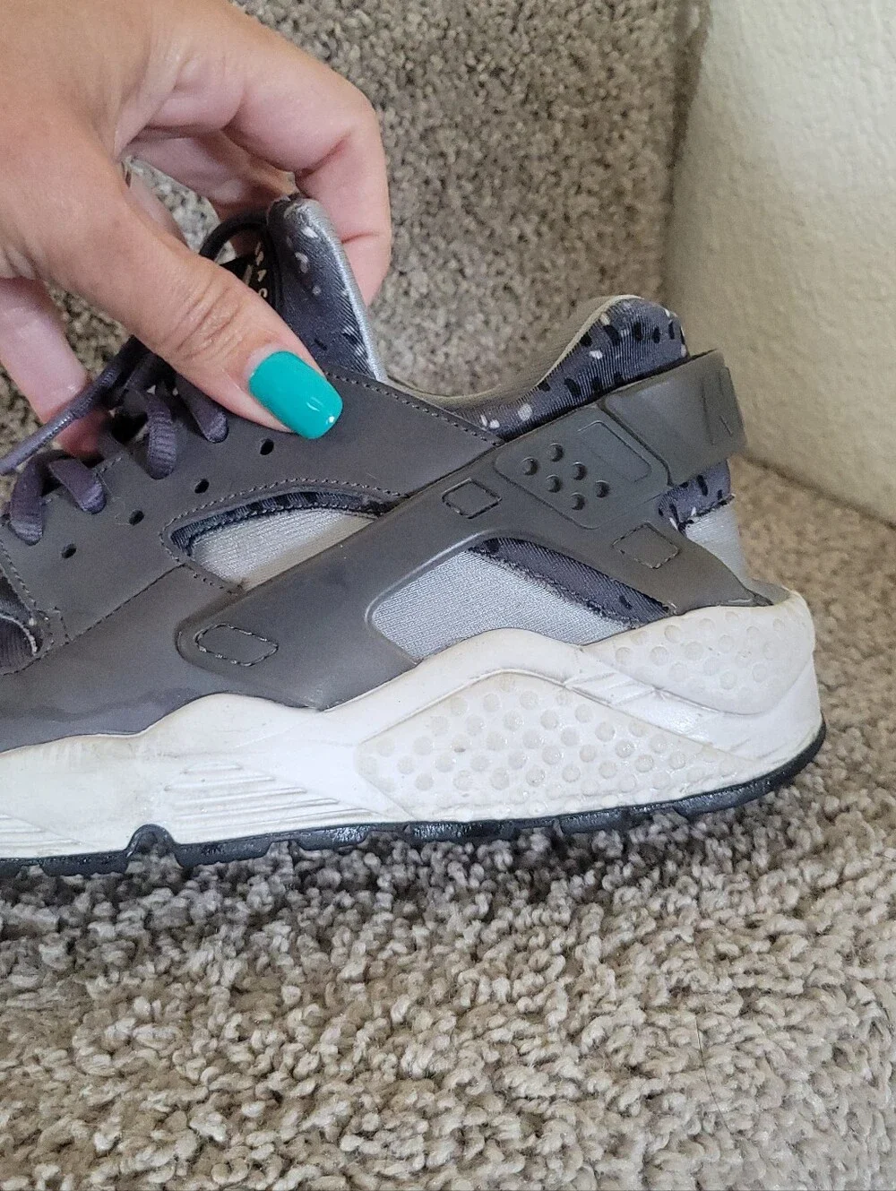 Nike Air Huarache Run Print Womens Sneakers Size 6.5
